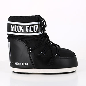 MOON BOOT MOON BOOT BLACK ICON LOW NYLON<br>