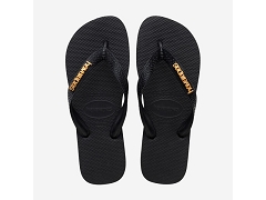 HAVAIANAS HAVAIANAS TOP LOGO METALLIC BLACK BLACK<br>