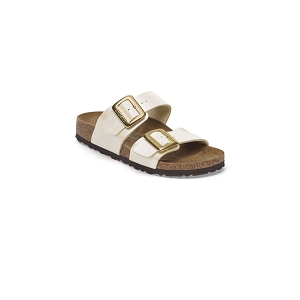 BIRKENSTOCK BIRKENSTOCK SYDNEY CUSHION BUCKLE GRACEFUL PEARL WHITE<br>