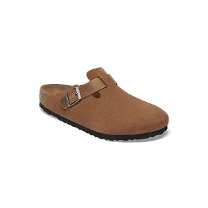 BIRKENSTOCK BIRKENSTOCK BOSTON SUEDE COGNAC<br>