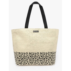 LES TROPEZIENNES LES TROPEZIENNES SAC SHOPPING PAPIER BEIGE<br>