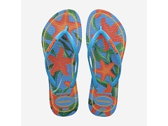 HAVAIANAS HAVAIANAS SLIM TROPICAL TURQUOISE<br>