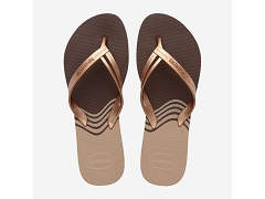 HAVAIANAS HAVAIANAS ELEGANCE PRINT DARK BROWN<br>