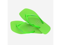 HAVAIANAS HAVAIANAS SLIM SQUARE GLITTER NEON BEIGE GREEN<br>