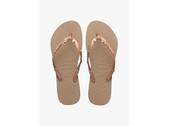 HAVAIANAS HAVAIANAS SLIM LUXURY AQUA ROSE GOLD<br>