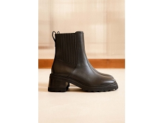 BOBBIES BOBBIES LISON NOIR PASSION CUIR AGNEAU<br>