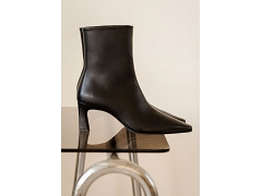 BOBBIES BOBBIES EMILIE NOIR PASSION CUIR AGNEAU<br>