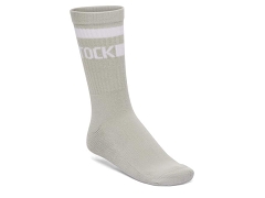 BIRKENSTOCK BIRKENSTOCK CHAUSSETTES CREW STRIPE LIGHT GRAY<br>