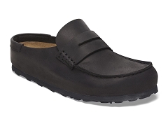 BIRKENSTOCK BIRKENSTOCK NAPLES WRAPPED CUIR BLACK<br>