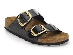 BIRKENSTOCK BIRKENSTOCK ARIZONA BIG BUCKLE PATENT BLACK GOLD<br>