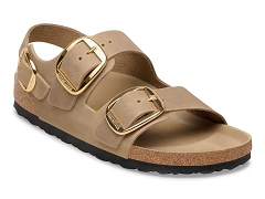 BIRKENSTOCK BIRKENSTOCK MILANO BIG BUCKLE TABACCO BROWN<br>