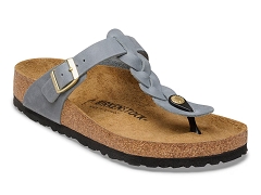 BIRKENSTOCK BIRKENSTOCK GIZEH BRAIDED BASALT GRAY<br>
