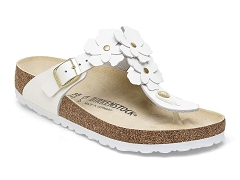 BIRKENSTOCK BIRKENSTOCK GIZEH FLOWERS WHITE<br>