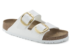 BIRKENSTOCK BIRKENSTOCK ARIZONA BIG BUCKLE PATENT WHITE<br>