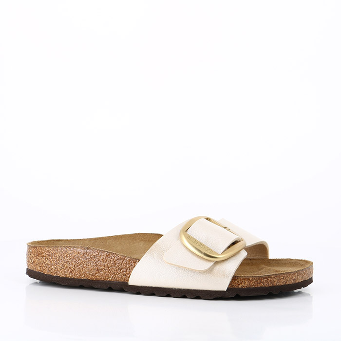 Birkenstock chaussures birkenstock madrid big buckle graceful pearl white blanc1439901_2