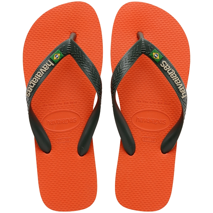 Havaianas chaussures havaianas brasil logo sunset orange 