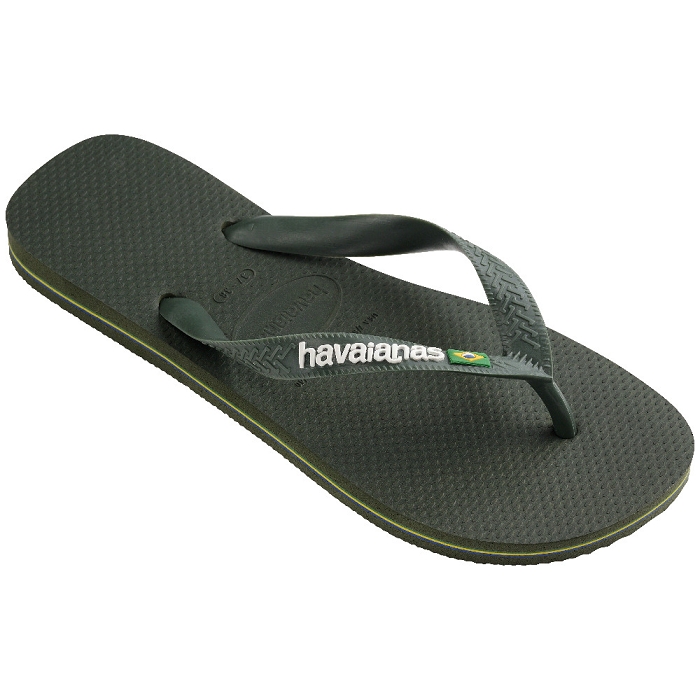 Havaianas chaussures havaianas brasil logo green olive green olive 2533301_3