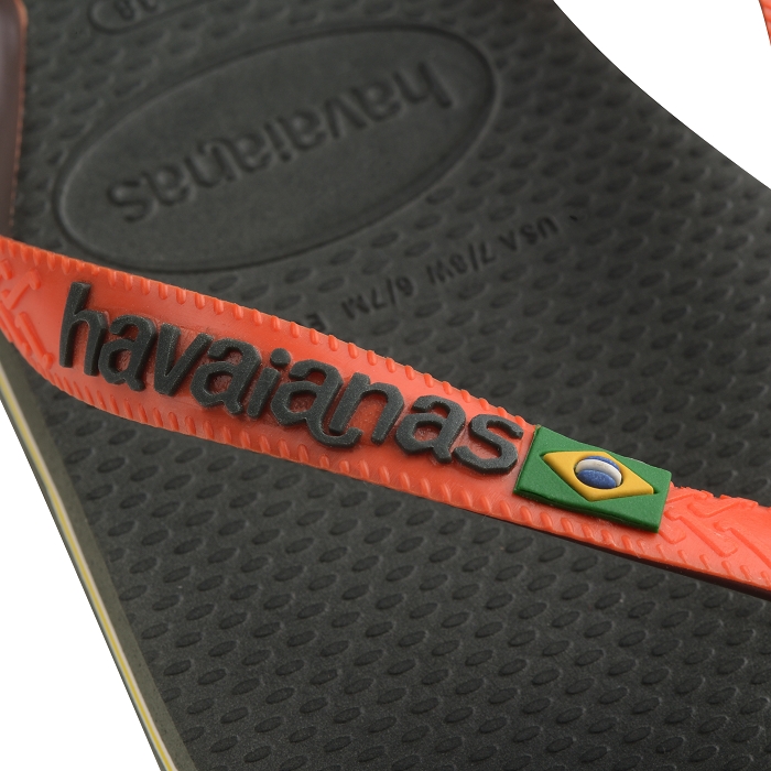 Havaianas chaussures havaianas brasil mix olive green sunset orange 2533701_4