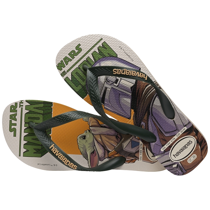 Havaianas chaussures havaianas stars wars beige dark green 2533801_3