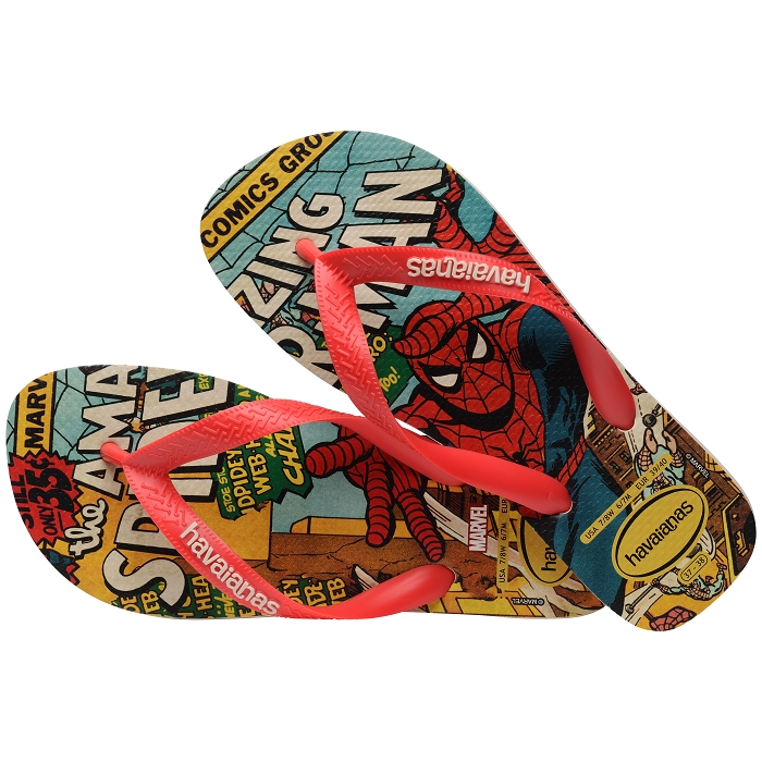 Havaianas chaussures havaianas top marvel classics beige ruby red 2534101_3