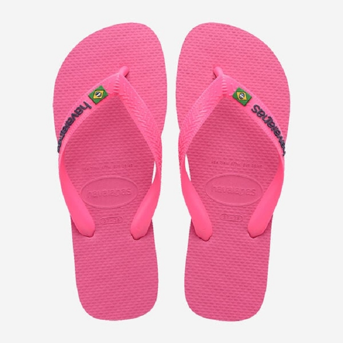 Havaianas chaussures havaianas brasil logo neon pink flux 