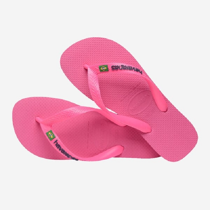 Havaianas chaussures havaianas brasil logo neon pink flux 2534301_3