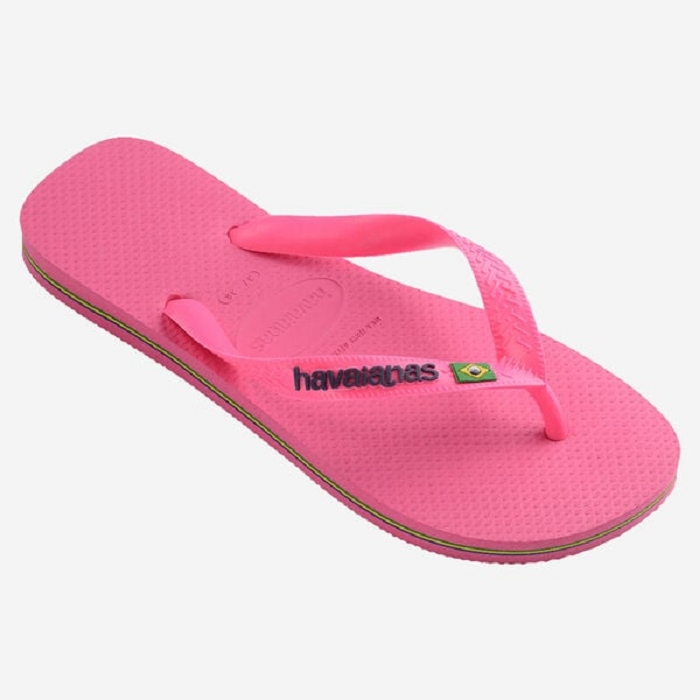 Havaianas chaussures havaianas brasil logo neon pink flux 2534301_4