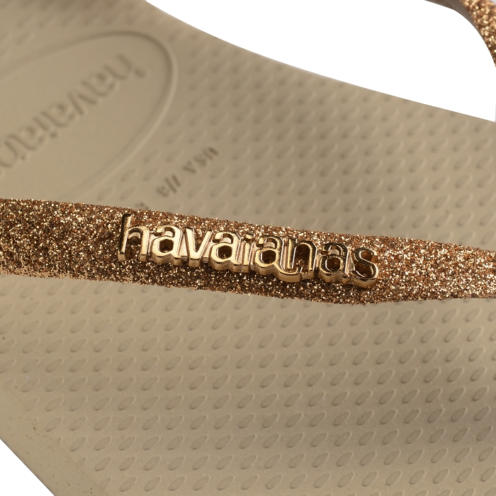 Havaianas chaussures havaianas slim glitter ii sand golden light metalico 6014601_4