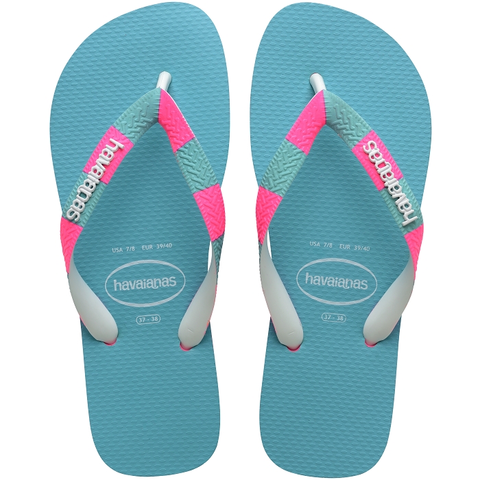 Havaianas chaussures havaianas top verano ii pink white 