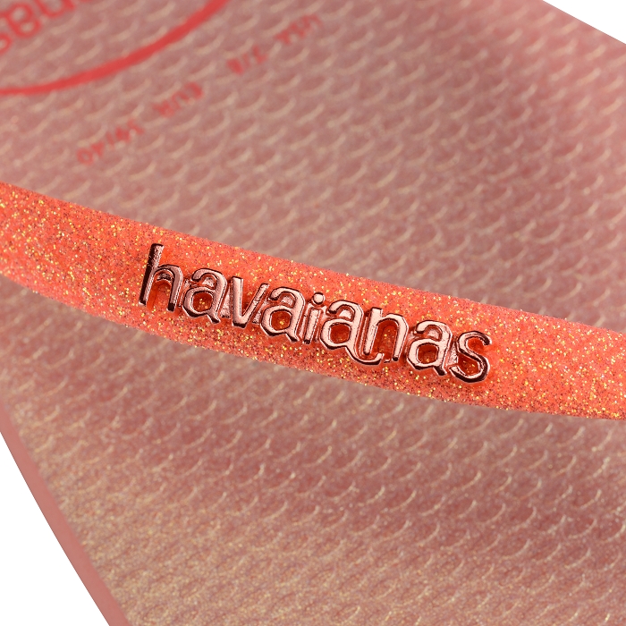 Havaianas chaussures havaianas slim glitter iridescent peach rose 6016401_4