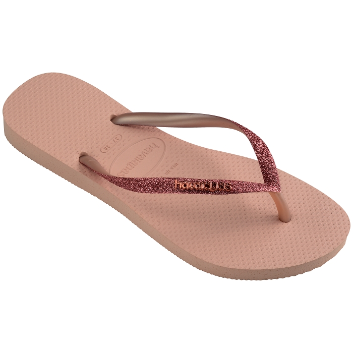 Havaianas chaussures havaianas slim glitter pink pink 6017401_2