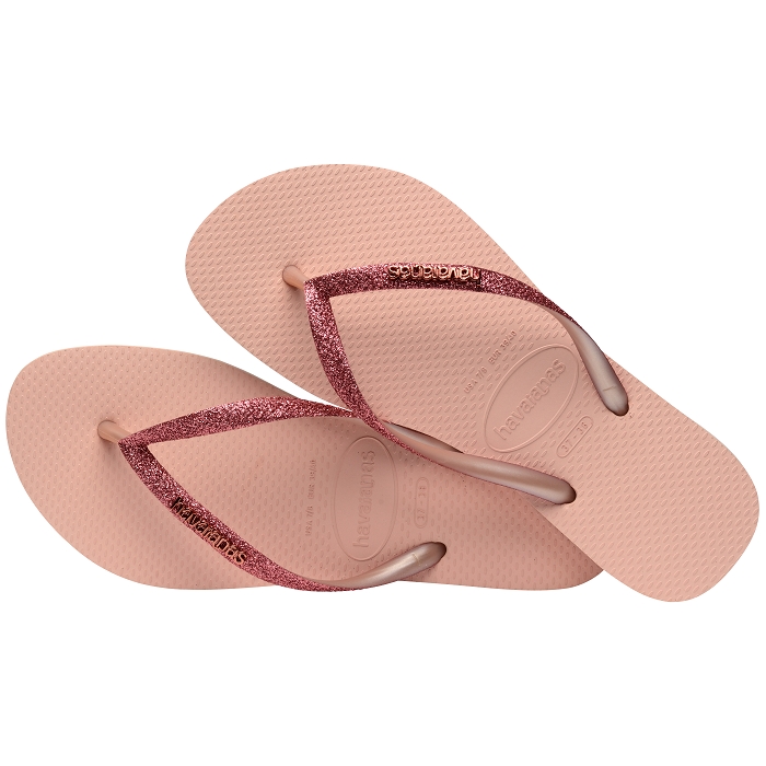 Havaianas chaussures havaianas slim glitter pink pink 6017401_3