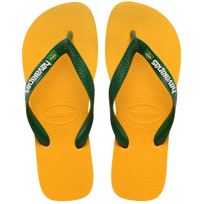 Havaianas chaussures havaianas brasil logo pop yellow 