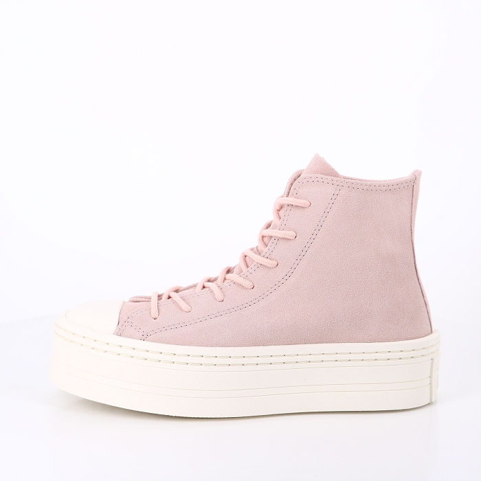 Converse chaussures converse modern lift platform mono suede pink rose9103701_3