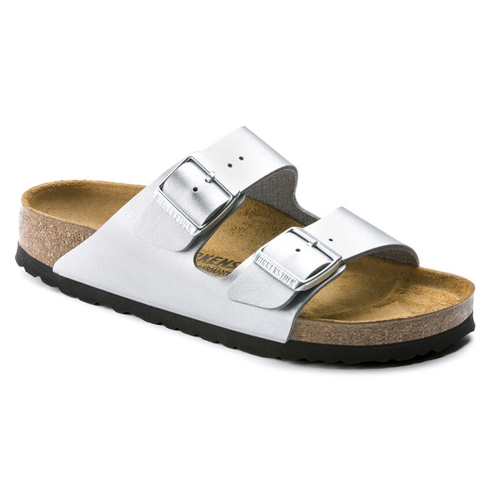 Birkenstock chaussures birkenstock arizona  bf silver argent