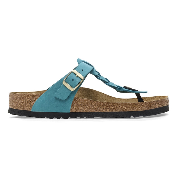 Birkenstock chaussures birkenstock gizeh cuir baided biscay bay bleu9123001_2