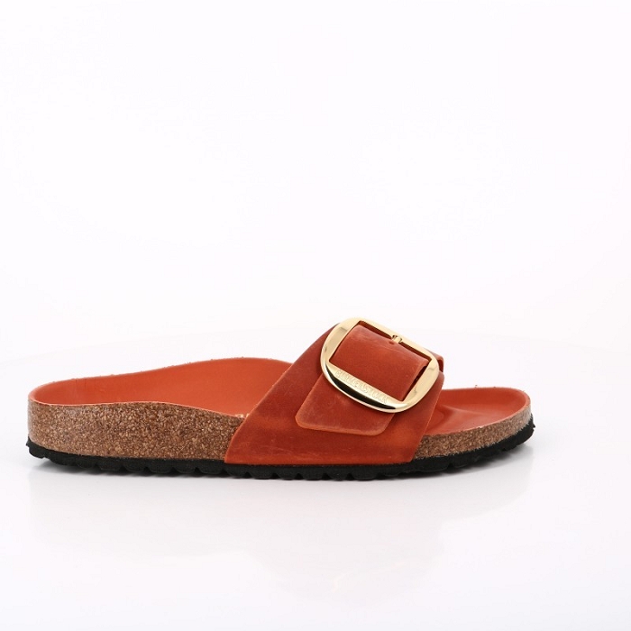 Birkenstock chaussures birkenstock madrid big buckle cuir burnt orange hex 