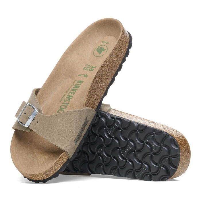 Birkenstock chaussures birkenstock madrid vegan soft grey taupe 9126701_4