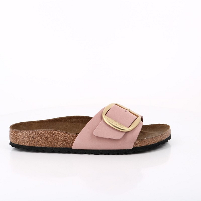 Birkenstock chaussures birkenstock madrid big buckle cuir soft pink 