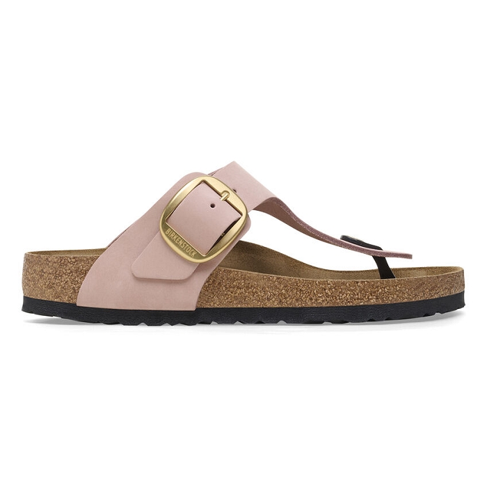 Birkenstock chaussures birkenstock gizeh big buckle cuir soft pink 9128301_2