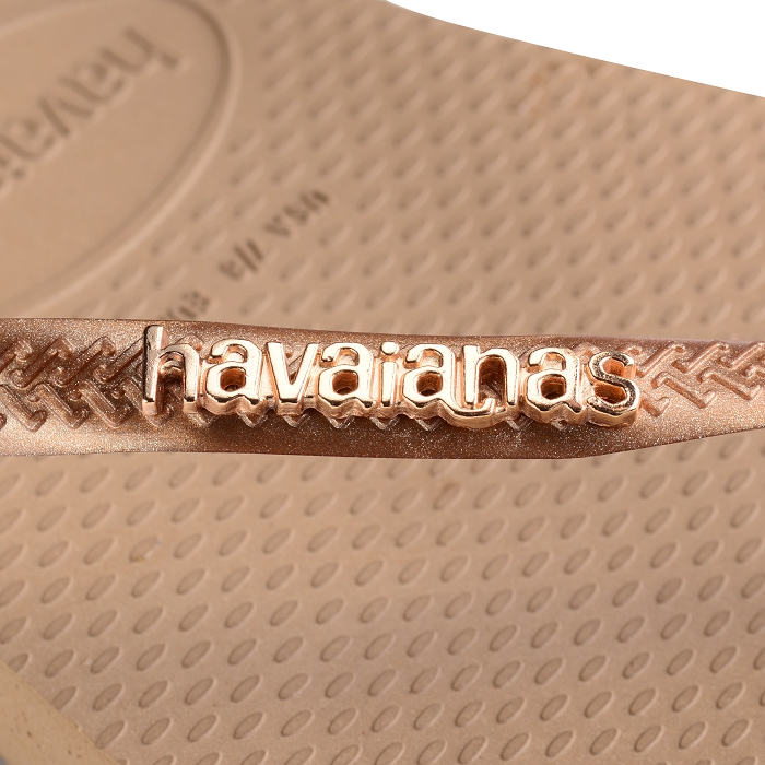 Havaianas chaussures havaianas slim logo metallic rose gold 9139601_4