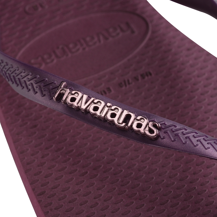 Havaianas chaussures havaianas slim logo metallic purple soil 9139701_4