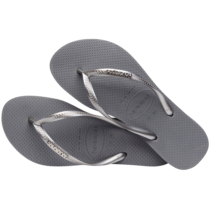 Havaianas chaussures havaianas slim logo metallic steel gray 9139801_3