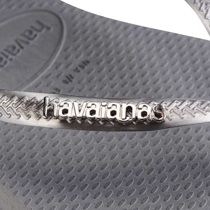 Havaianas chaussures havaianas slim logo metallic steel gray 9139801_4