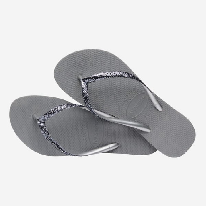 Havaianas chaussures havaianas slim glitter ii grey graphite 9141001_3