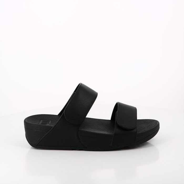 Fitflop chaussures fitflop lulu mules ajustables all black noir