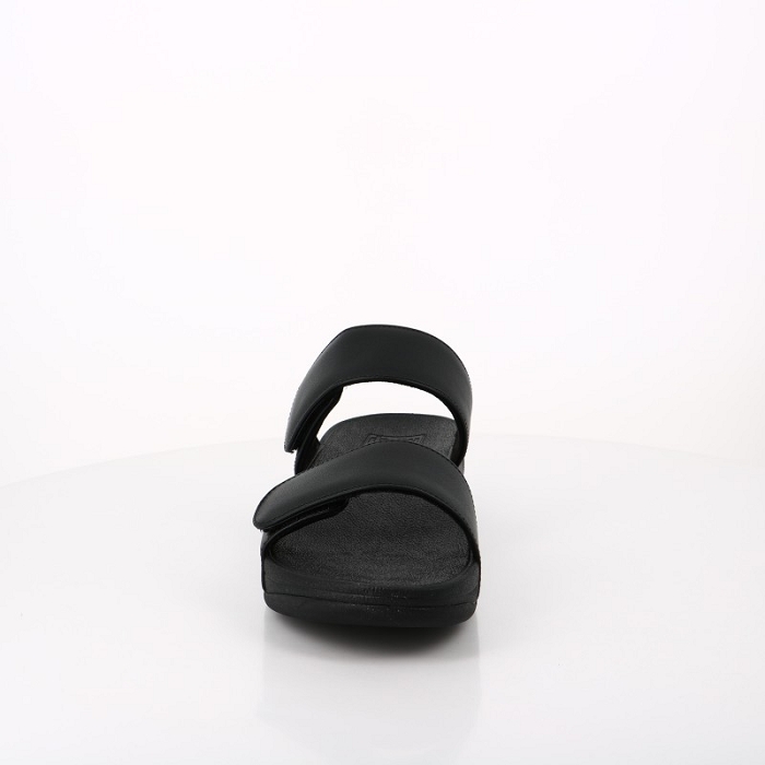 Fitflop chaussures fitflop lulu mules ajustables all black noir9143001_2