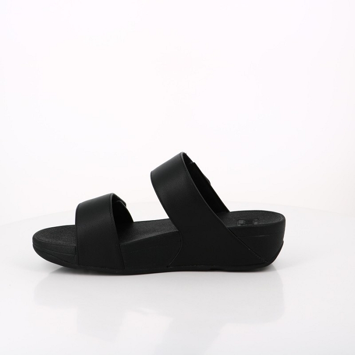 Fitflop chaussures fitflop lulu mules ajustables all black noir9143001_3