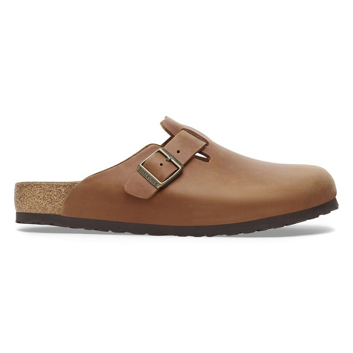 Birkenstock chaussures birkenstock boston cuir cognac 