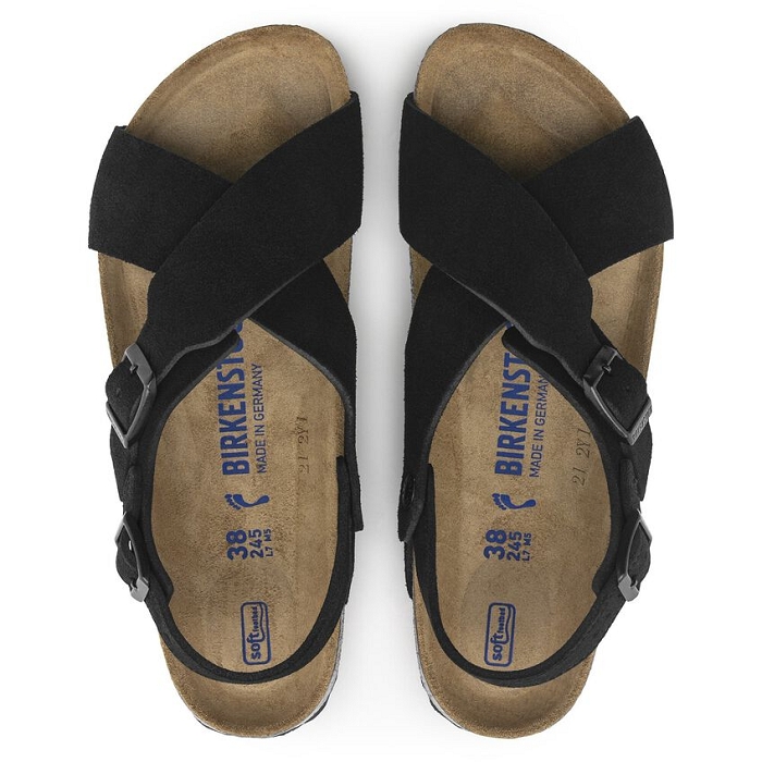 Birkenstock chaussures birkenstock tulum suede black 9149201_4